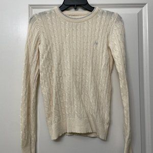 Tinsbury Merino Wool Blend Cable Knitted Jumper